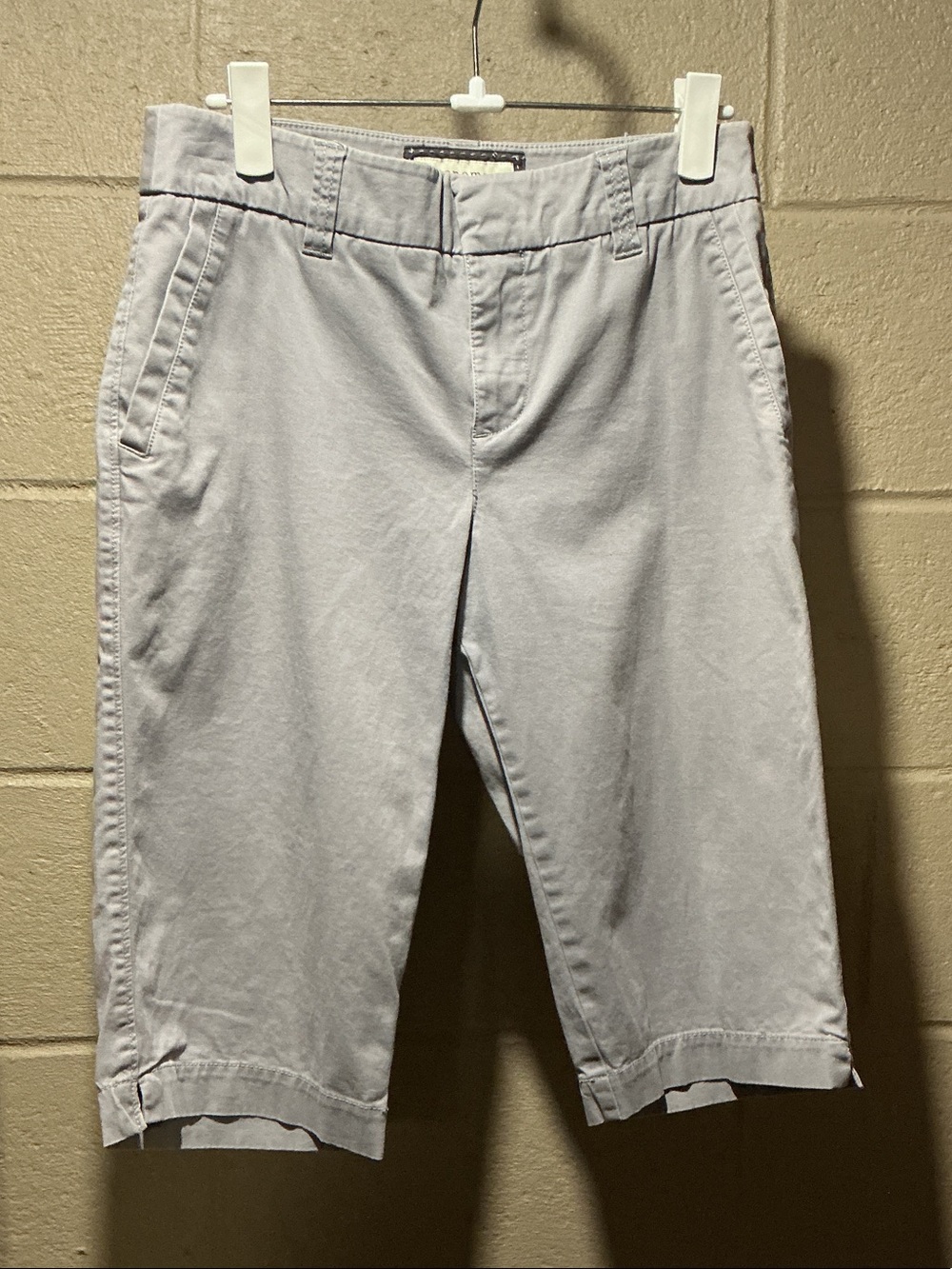 Women’s Light Gray Knee-Length Shorts
